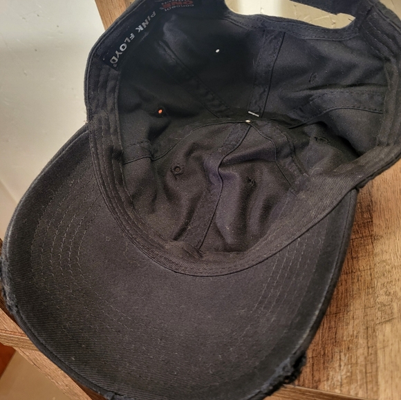 NWT Vintage Pink Floyd Dark Side Of The Moon Adjustable Hat Cap distressed - Picture 9 of 14